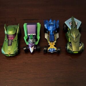 Hot Wheels DC Comics Die Cast Cars Set of 4